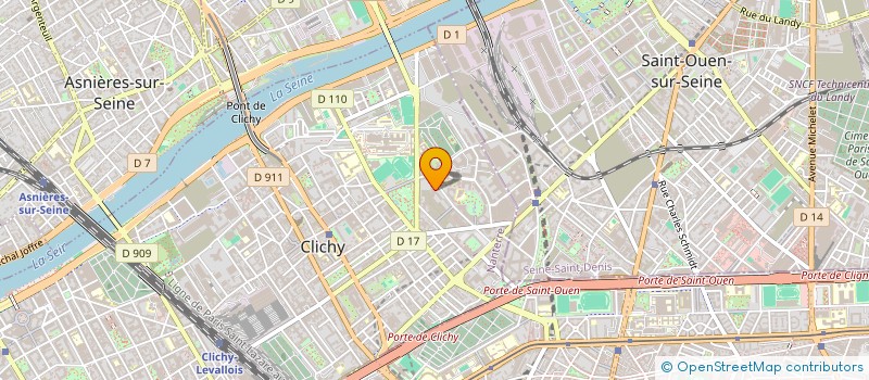 localisation de l'entreprise CLUB SPORTIF DE CLICHY ATHLETISME à CLICHY