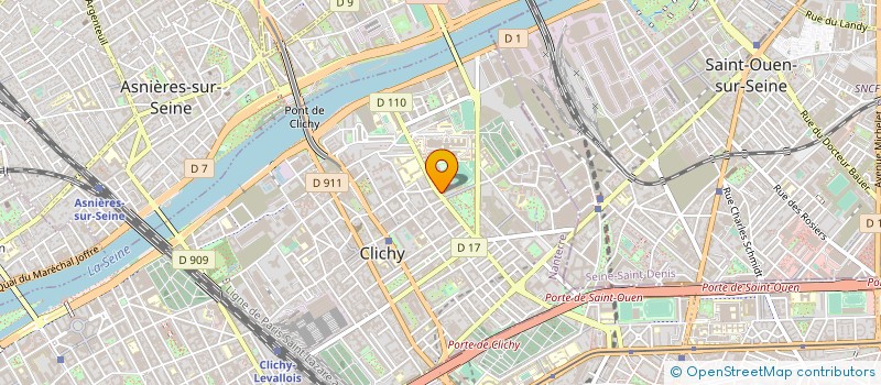 localisation de l'entreprise CLUB SPORTIF DE CLICHY G.V à CLICHY