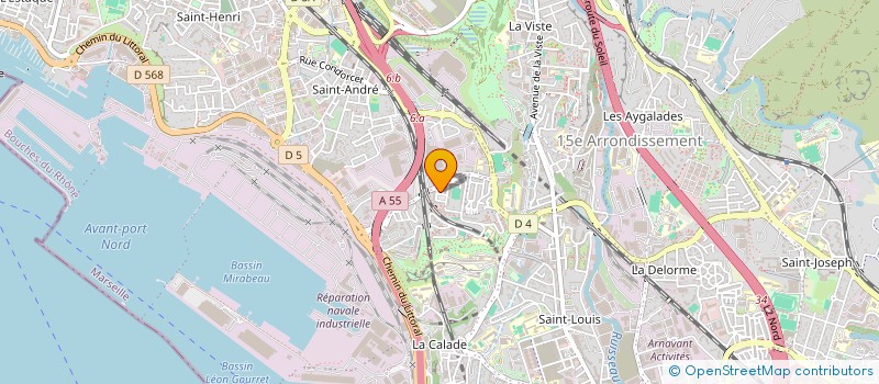 localisation de l'entreprise CLUB SPORTIF DE DEFENSE (CSD) ROUHANI à MARSEILLE
