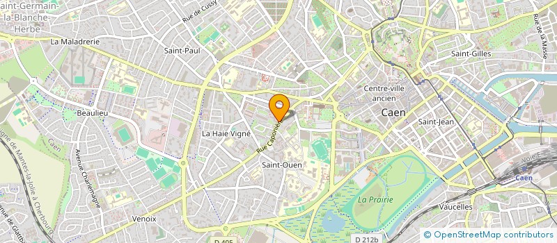 localisation de l'entreprise CLUB SPORTIF DE GARNISON à CAEN
