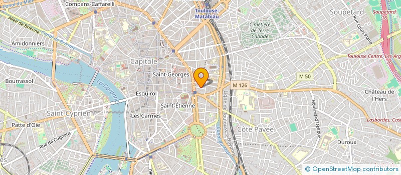 localisation de l'entreprise CLUB SPORTIF DE L ASSO VALENTIN HAUY HAUTE GARONNE à TOULOUSE