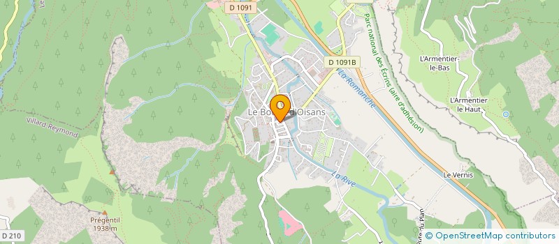 localisation de l'entreprise CLUB SPORTIF DE L OISANS à LE BOURG D'OISANS