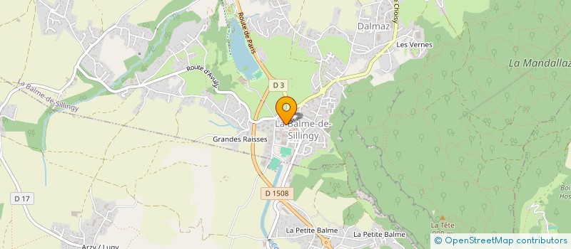 localisation de l'entreprise CLUB SPORTIF DE LA BALME-DE-SILLINGY  LA BALME-DE-SILLINGY