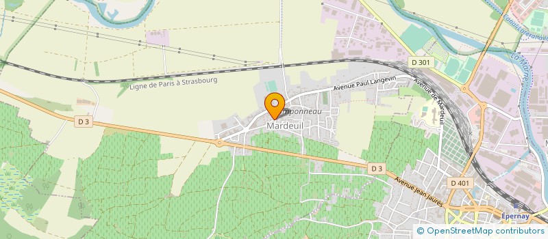 localisation de l'entreprise CLUB SPORTIF DE MARDEUIL  MARDEUIL