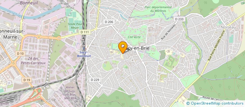localisation de l'entreprise CLUB SPORTIF DE SUCY à SUCY-EN-BRIE