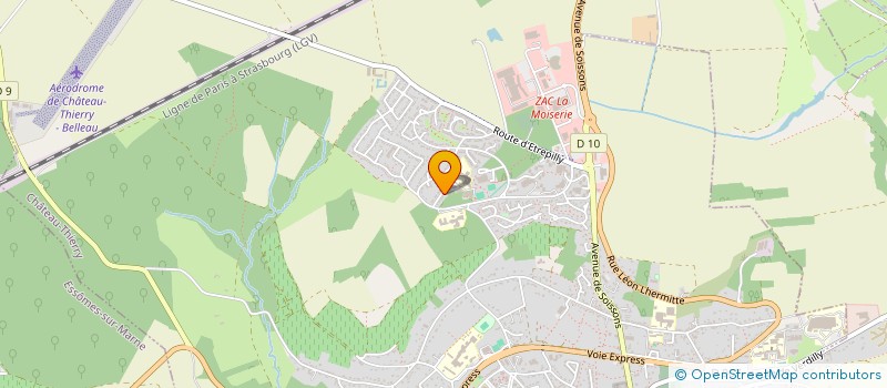 localisation de l'entreprise CLUB SPORTIF DE TIR DE CHATEAU THIERRY à CHATEAU-THIERRY