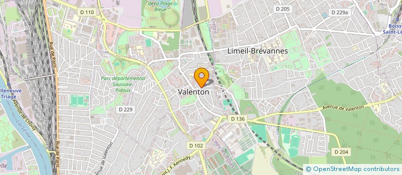 localisation de l'entreprise CLUB SPORTIF DE VALENTON à VALENTON