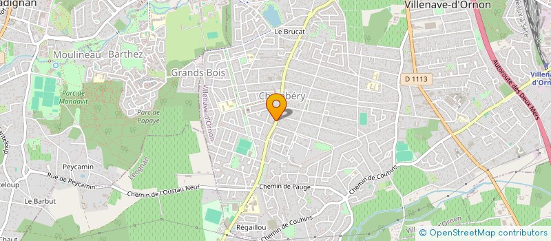 localisation de l'entreprise CLUB SPORTIF DES MUNICIPAUX DE VILLENAVE D ORNON à VILLENAVE-D'ORNON