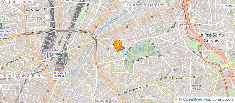 localisation de l'entreprise CLUB SPORTIF DES SOURDS-MUETS DE PARIS SECTION FOOTBALL  PARIS