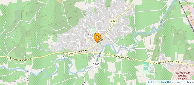 localisation de l'entreprise CLUB SPORTIF DES US L ARDOISE à LAUDUN L'ARDOISE