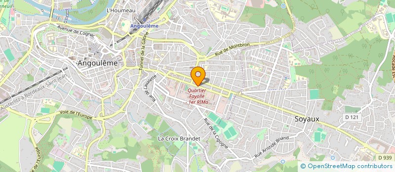 localisation de l'entreprise CLUB SPORTIF DU 1ER REGIMENT D'INFANTERIE DE MARINE à ANGOULEME
