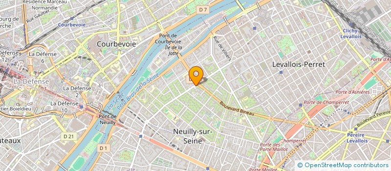 localisation de l'entreprise CLUB SPORTIF DU BUREAU VERITAS à NEUILLY-SUR-SEINE