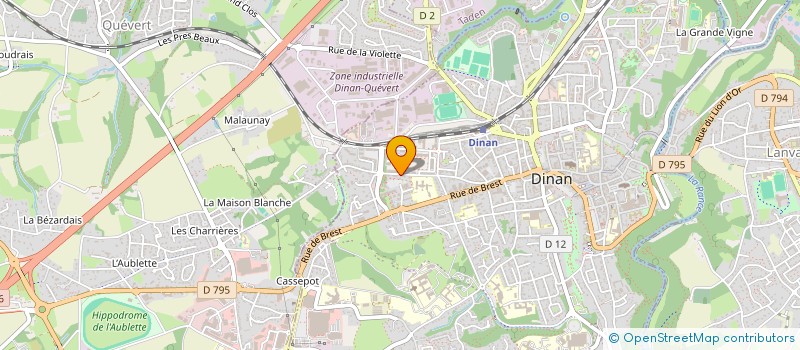 localisation de l'entreprise CLUB SPORTIF ECOLE NATION SPECIAL SERVIC à DINAN