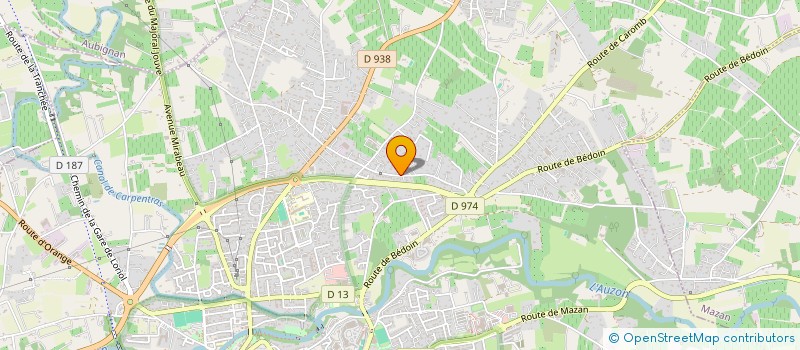 localisation de l'entreprise CLUB SPORTIF EQUESTRE DU MIDI à CARPENTRAS