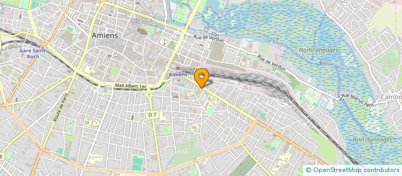 localisation de l'entreprise CLUB SPORTIF ET ARTISTIQUE DE GARNISON  AMIENS