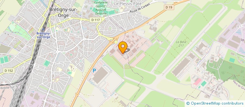 localisation de l'entreprise CLUB SPORTIF ET ARTISTIQUE DE L HUREPOIX DE LA BASE AERIENNE à BRETIGNY-SUR-ORGE