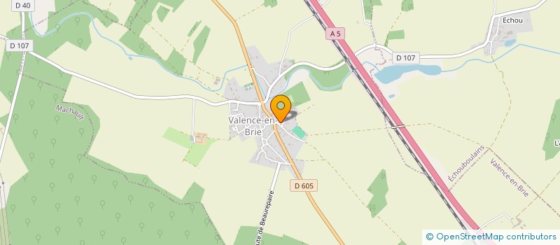 localisation de l'entreprise CLUB SPORTIF ET CULTUREL VALENCOIS  VALENCE-EN-BRIE