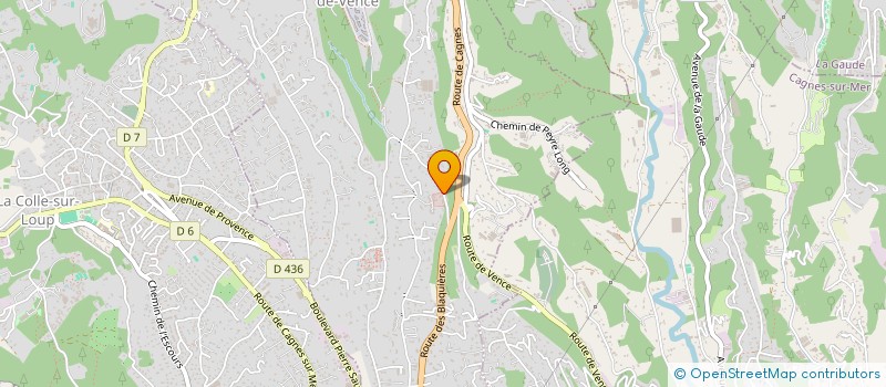 localisation de l'entreprise CLUB SPORTIF ET DE LOISIR DE LA GENDARMERIE SAINT PAUL - VENCE  SAINT-PAUL-DE-VENCE