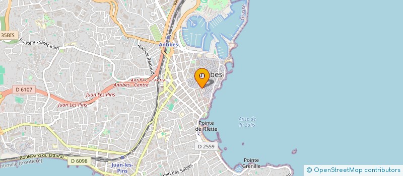 localisation de l'entreprise CLUB SPORTIF ET DE LOISIRS DE LA GENDARMERIE à ANTIBES