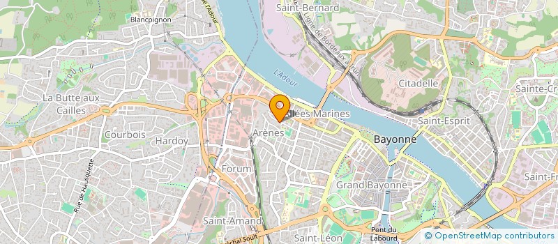 localisation de l'entreprise CLUB SPORTIF ET DES LOISIRS CHIMERE à BAYONNE