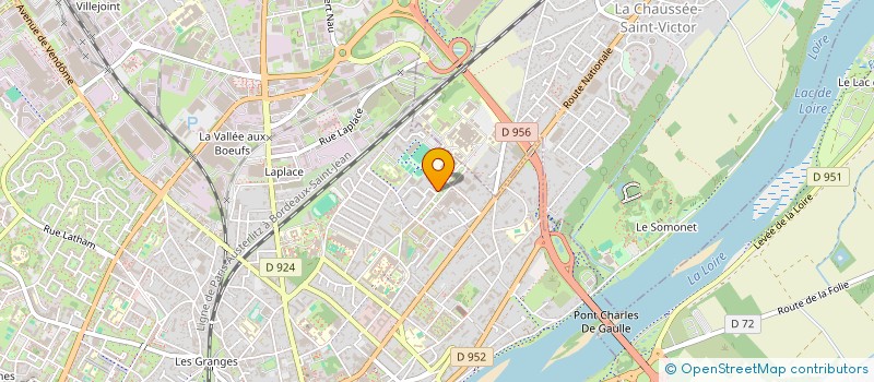 localisation de l'entreprise CLUB SPORTIF ET DES LOISIRS DE LA GENDARMERIE DE LOIR-ET-CHER  BLOIS