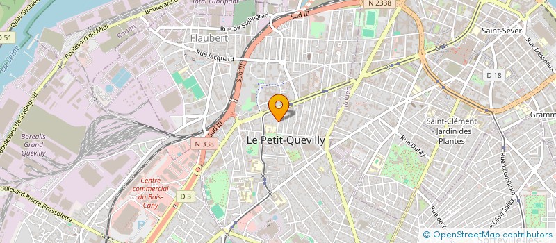 localisation de l'entreprise CLUB SPORTIF ET MARTIAL DE PETIT-QUEVILLY  LE PETIT-QUEVILLY