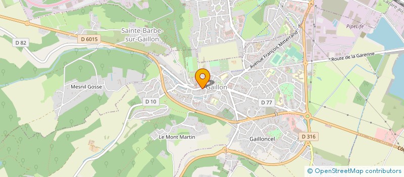 localisation de l'entreprise CLUB SPORTIF GAILLONNAIS  GAILLON