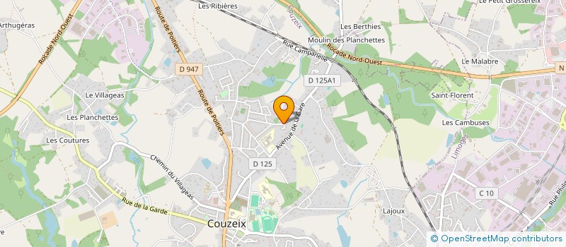 localisation de l'entreprise CLUB SPORTIF GYMNASTIQUE VOLONTAIRE à CHAPTELAT