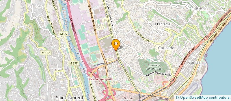 localisation de l'entreprise CLUB SPORTIF IBM NICE SOPHIA  NICE