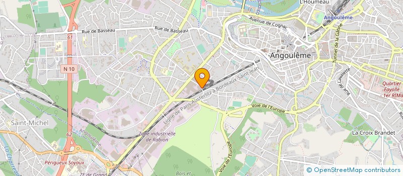 localisation de l'entreprise CLUB SPORTIF LEROY-SOMER à ANGOULEME