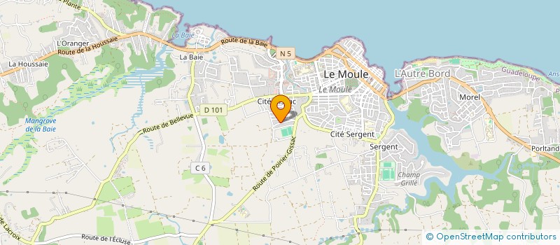 localisation de l'entreprise CLUB SPORTIF MOULIEN à LE MOULE