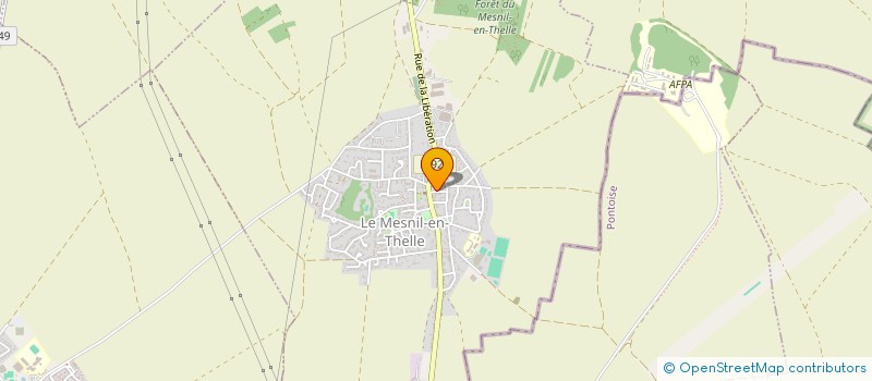 localisation de l'entreprise CLUB SPORTIF MUNICIPAL  LE MESNIL-EN-THELLE