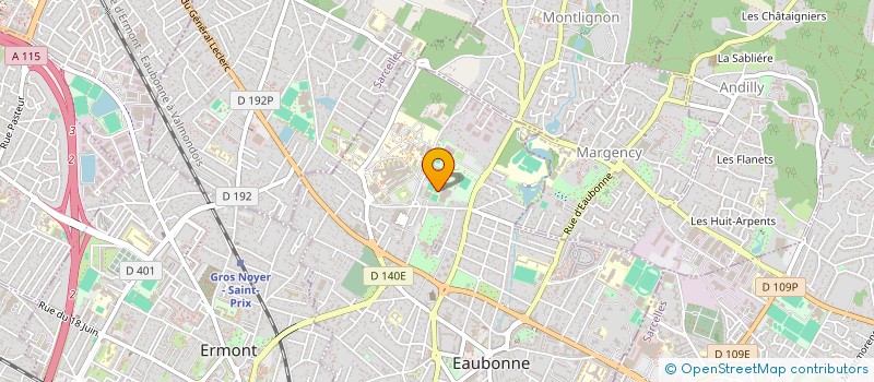localisation de l'entreprise CLUB SPORTIF MUNICIPAL D'EAUBONNE TENNIS à EAUBONNE