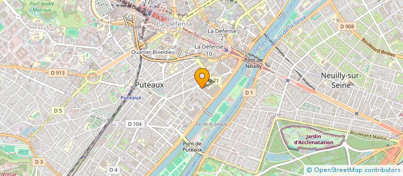 localisation de l'entreprise CLUB SPORTIF MUNICIPAL ROLLER à PUTEAUX