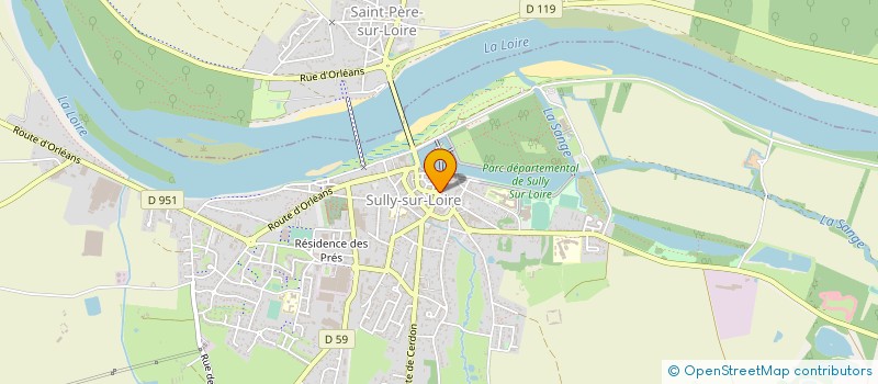 localisation de l'entreprise CLUB SPORTIF MUNICIPAL SULLYLOIS à SULLY-SUR-LOIRE
