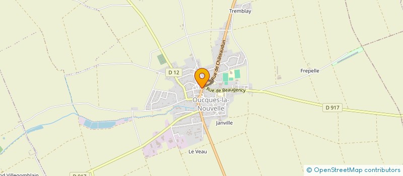 localisation de l'entreprise CLUB SPORTIF OUCQUOIS - YOGA  OUCQUES LA NOUVELLE