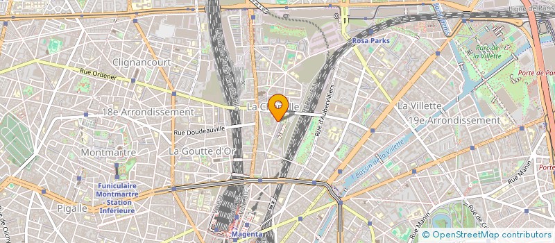 localisation de l'entreprise CLUB SPORTIF P T T  PARIS