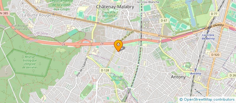 localisation de l'entreprise CLUB SPORTIF PORTUGAIS D'ANTONY à ANTONY