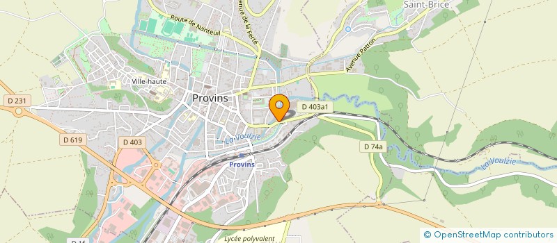 localisation de l'entreprise CLUB SPORTIF PROVINOIS ATHLETISME à PROVINS