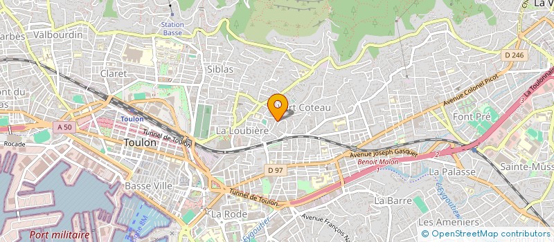 localisation de l'entreprise CLUB SPORTIF TOULON EST (CSTE)  TOULON