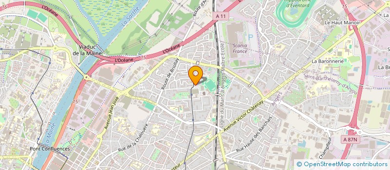 localisation de l'entreprise CLUB SPORTIF TUNISIEN D ANJOU à ANGERS