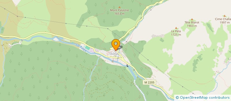 localisation de l'entreprise CLUB SPORTIF VALDEBLORE  VALDEBLORE