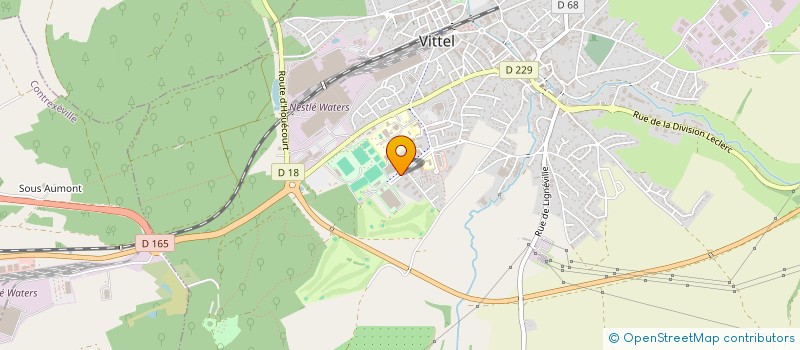 localisation de l'entreprise CLUB SPORTIF VITTEL ESCRIME  VITTEL