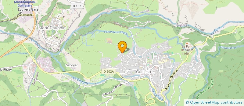 localisation de l'entreprise CLUB SPORTIFET CULTUREL DES QUATRE VENTS  GUILLESTRE