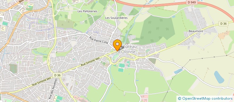 localisation de l'entreprise CLUB SPORTS ET LOISIRS RETRAITES OLONNES à LES SABLES D'OLONNE
