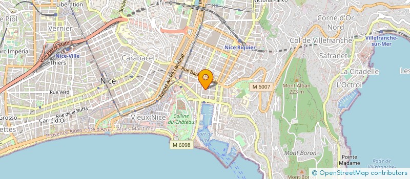 localisation de l'entreprise CLUB SPORTS EXPRES CORPO TONUS à NICE