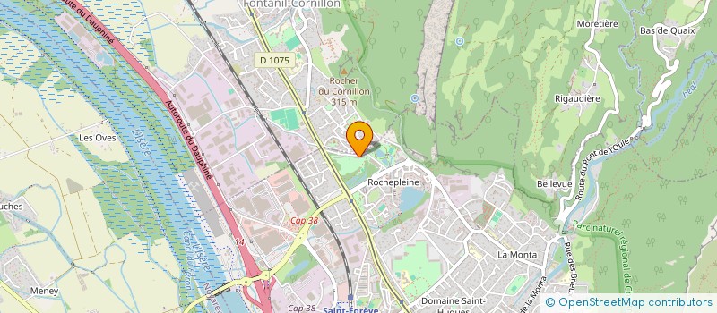 localisation de l'entreprise CLUB SPORTS GRESIVAUDAN GRENOBLE à SAINT-EGREVE