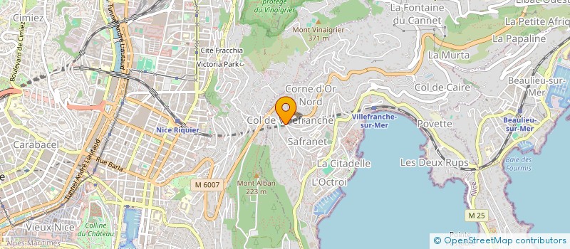 localisation de l'entreprise CLUB SPORTS & LOISIRS DE LA CORNE D'OR à VILLEFRANCHE SUR MER