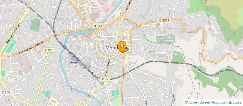 localisation de l'entreprise CLUB SPORTS POUR TOUS à MONTLUCON
