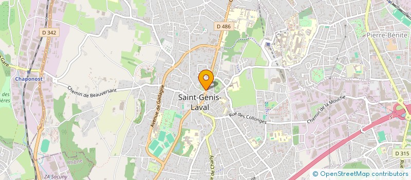 localisation de l'entreprise CLUB ST GENOIS DE L AMITIE à SAINT-GENIS-LAVAL